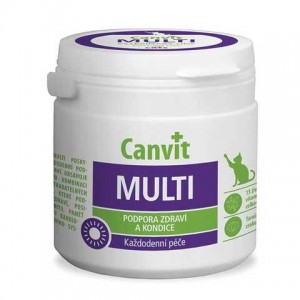 Витаминно-минеральная добавка для котов Canvit MULTI for cats 100 г