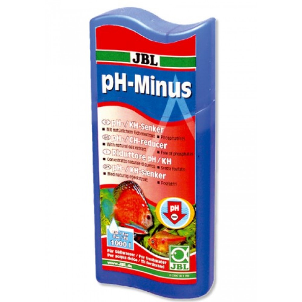 Кондиціонер для зниження рівня pH JBL pH-Minus 100мл/400л (23046)