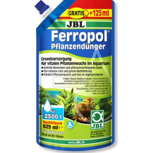 Удобрение для аквариумных растений JBL Ferropol Refill Pack 625 мл 23045