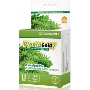Добриво для акваріумних рослин Dennerle PlantaGold 7 стимулятор росту 10шт (4552)