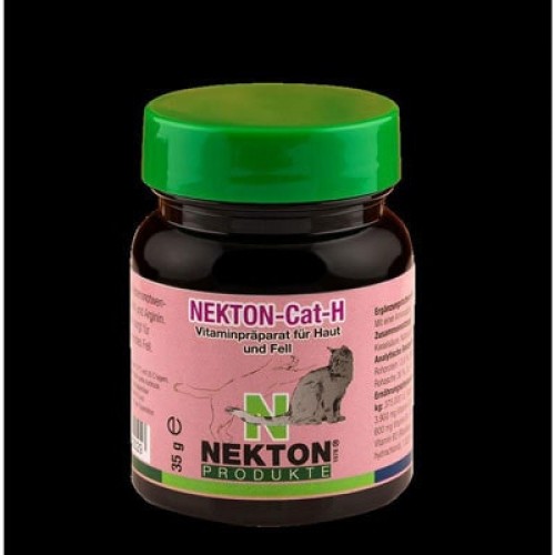 Добавка комплекс вітамінів для шкіри і шерсті котів Nekton Cat H 35гр (282035)