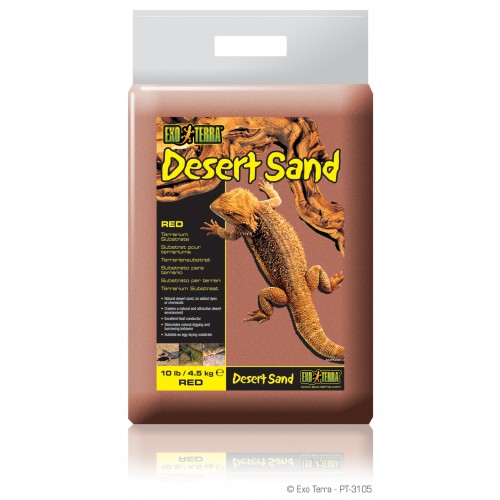 Песок красный для рептилий ExoTerra 4,5кг (PT3105)