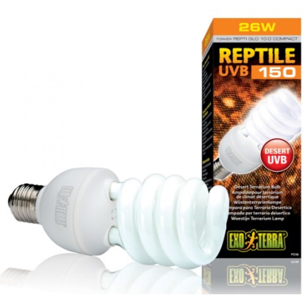 Лампа для террариума Exo Terra Reptile UVB150 26W (PT2189)