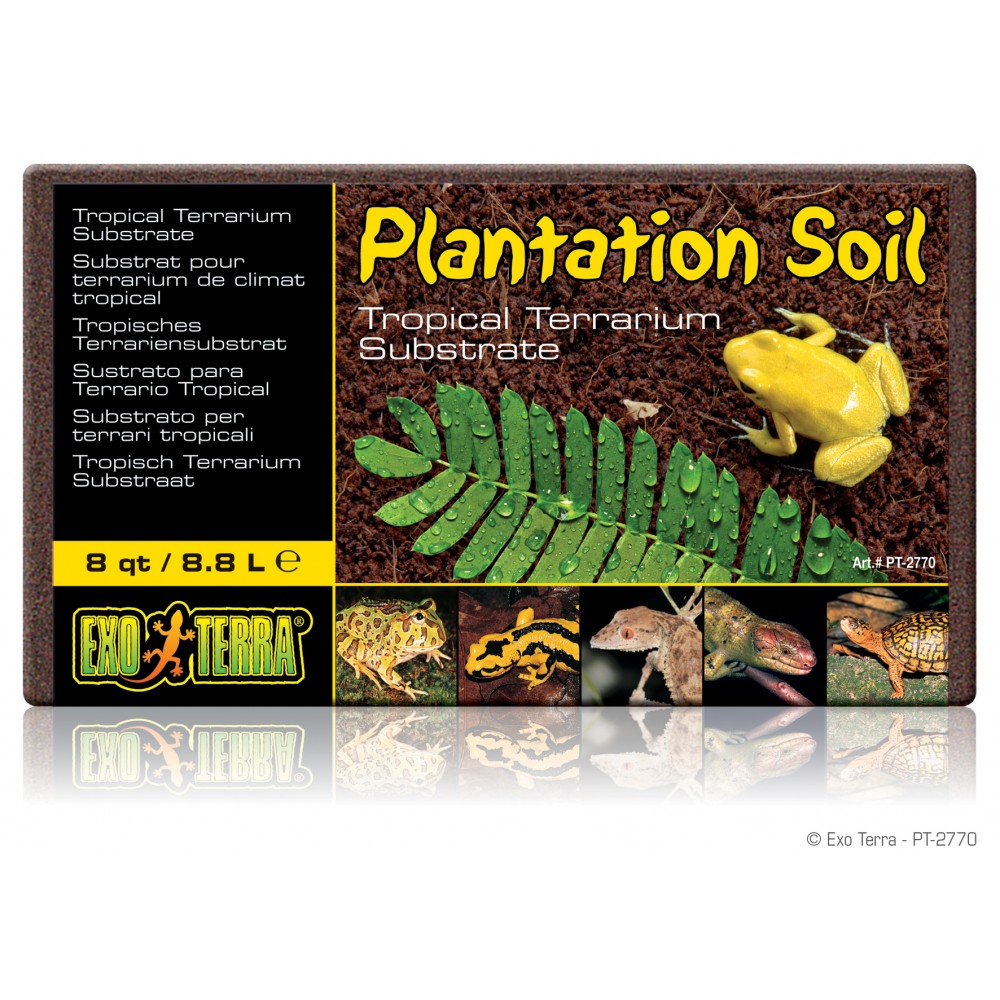Наполнитель субстрат "Plantation Soil" д/террар. 8,8л PT2770