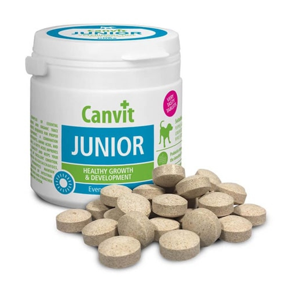 Вітамінно-мінеральний комплекс для цуценят і молодих собак Canvit JUNIOR 100 гр