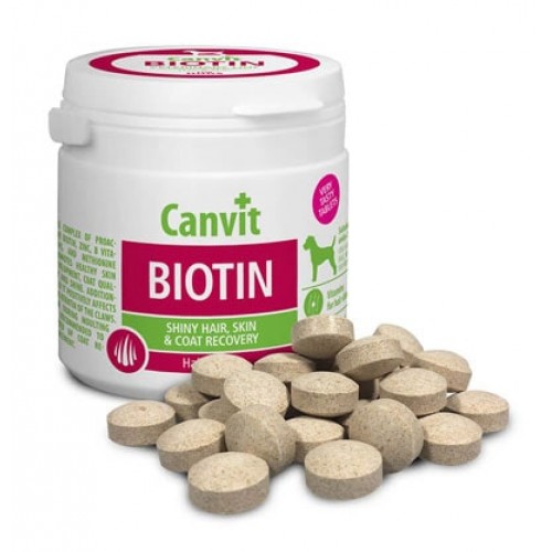 Вітамінний комплекс для собак Canvit BIOTIN 100 г