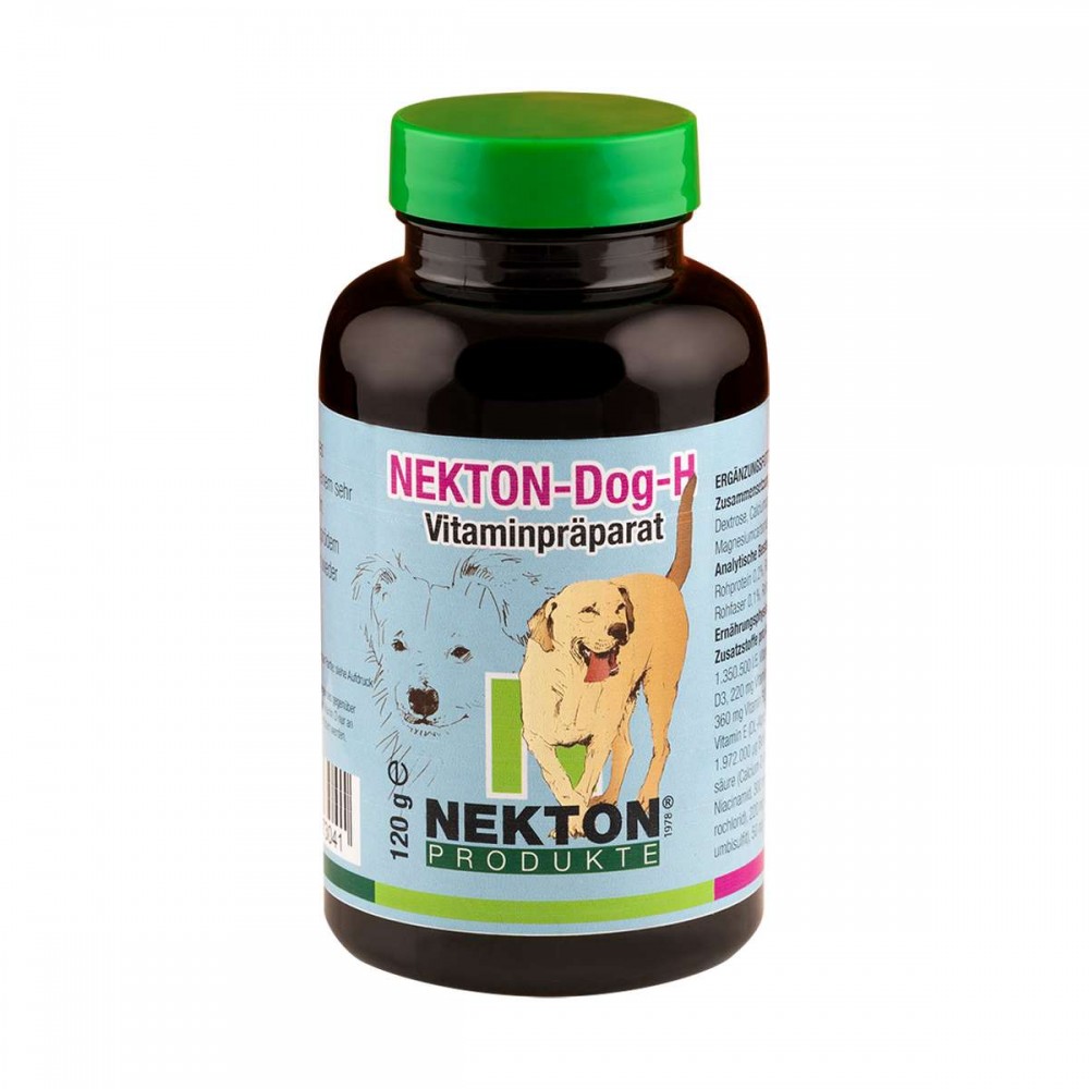 Добавка комплекс витаминов для кожи и шерсти собак Nekton Dog H 120гр (273150)