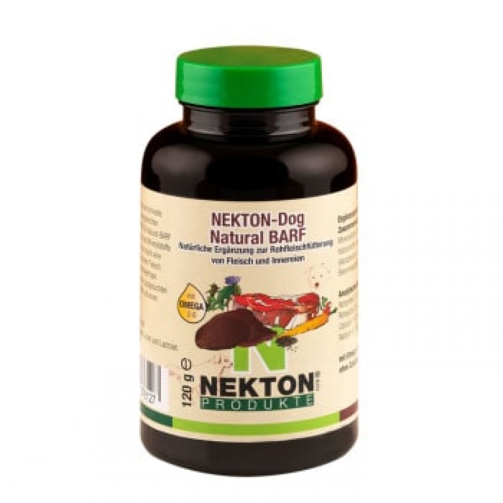 Добавка витаминно минеральная для сыроедческих рационов собак Nekton Dog Natural BARF 120гр (276120)