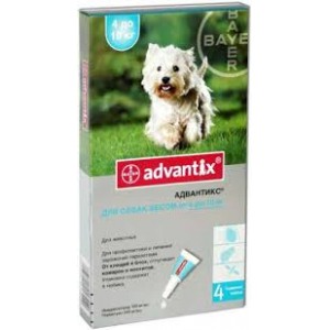 Адвантикс для собак 4-10 кг