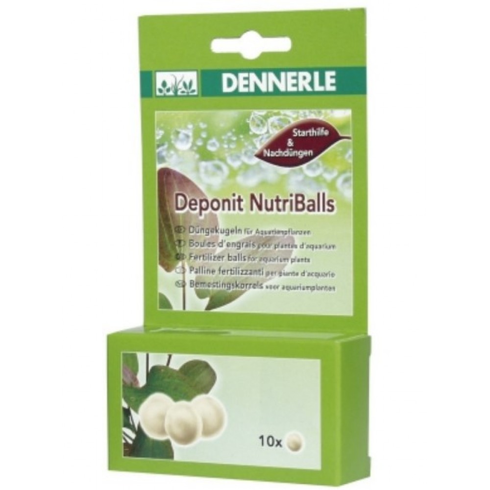 Удобрение для аквариумных растений Dennerle Deponit NutriBalls корневое 10 шт (4558)