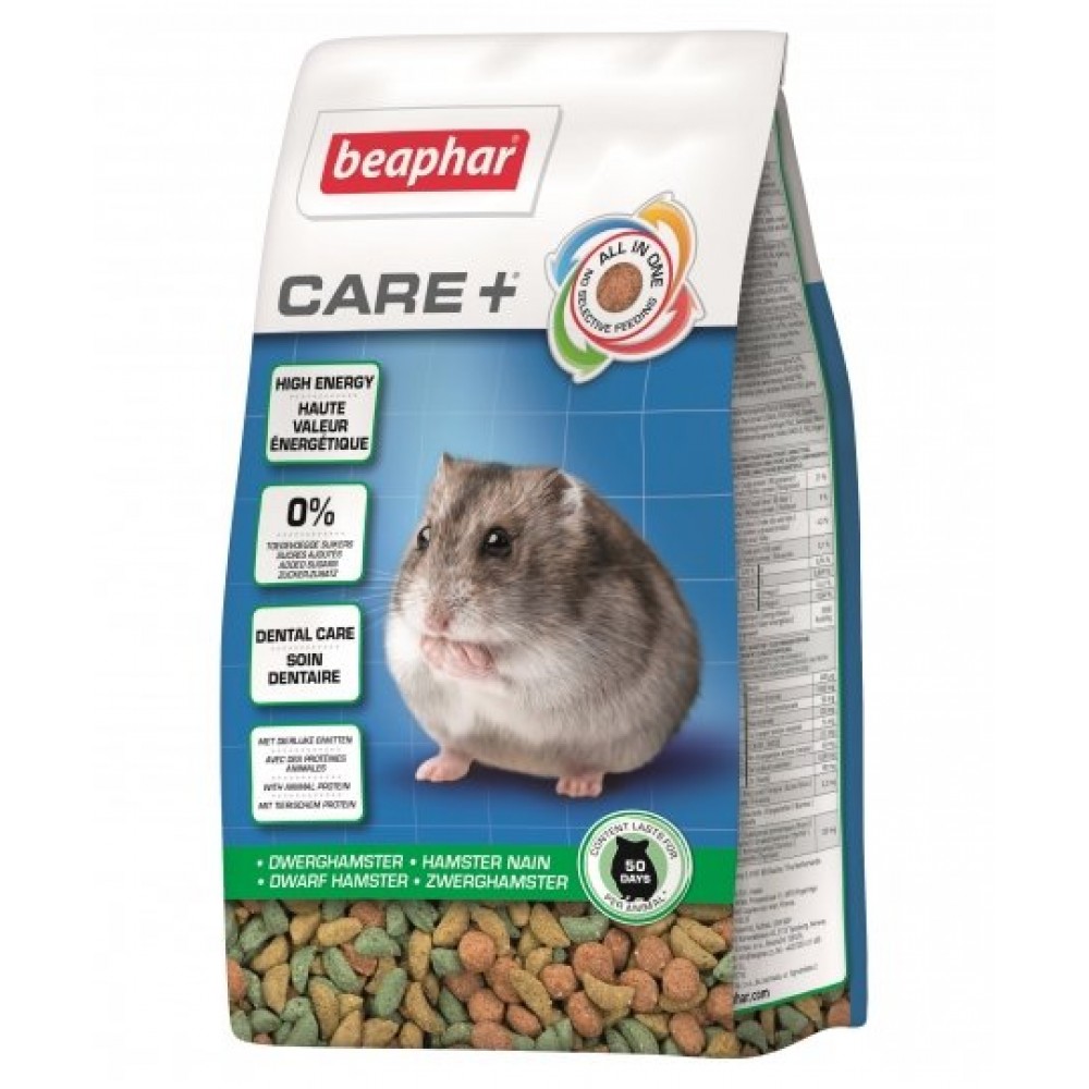 Полноценный корм супер-премиум класса для хомяков-Джунгарики CARE + Dwarf Hamster 700 гр