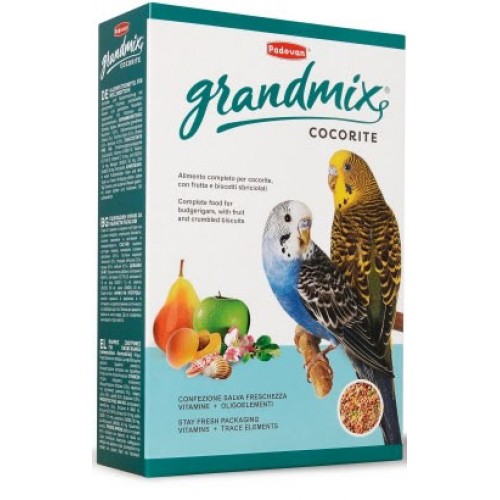 Корм для маленьких попугаев Padovan GrandMix Cocorite 0,4 кг (PP00276)