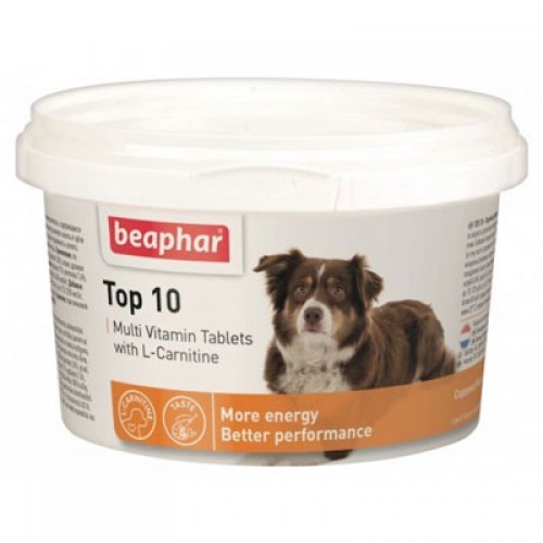 Мультивітамінний комплекс для собак Beaphar Top 10 180 таблеток (12542)