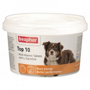 Мультивитаминный комплекс для собак Beaphar Top 10 180 таблеток (12542)