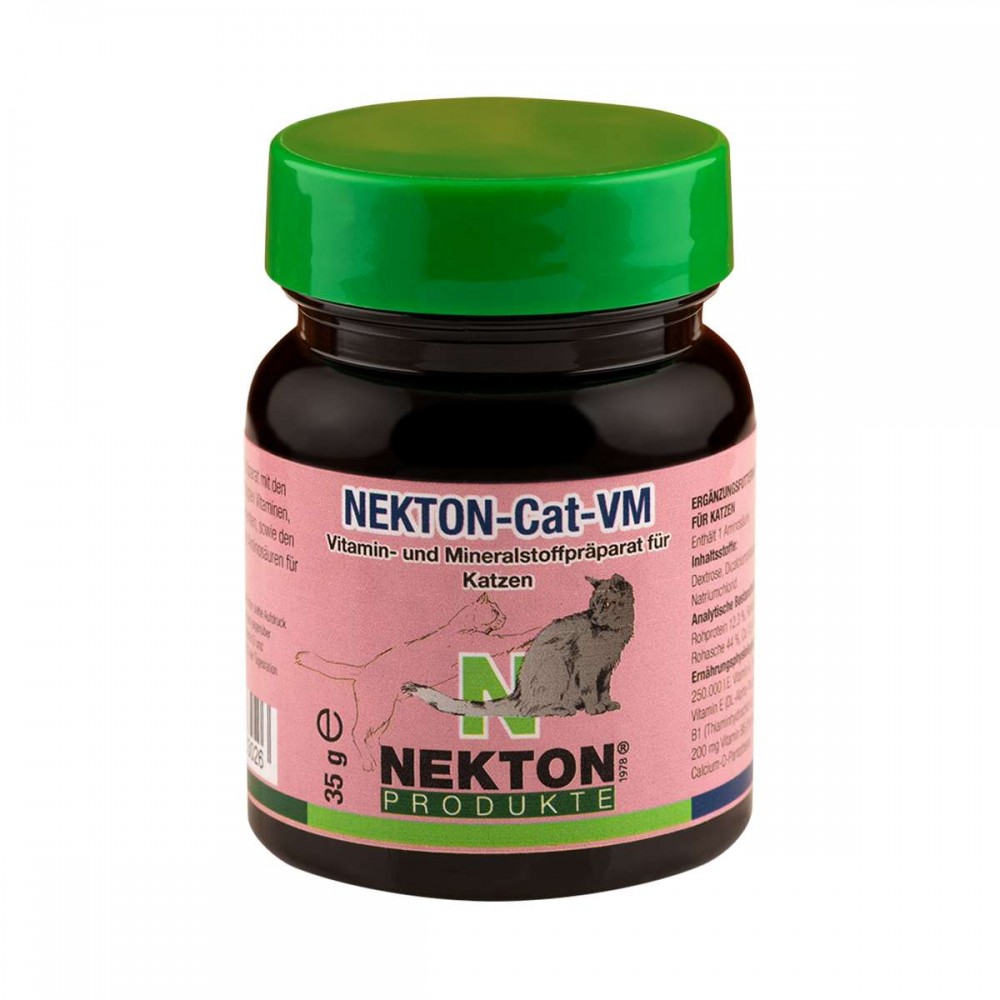 Вітамінно-мінеральний комплекс з аргініном і таурином для котів Nekton Cat VM 35гр (283035)